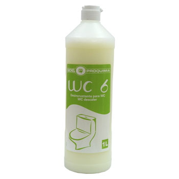 Detergente desincrustante y desodorizante para inodoros WC-6 1L