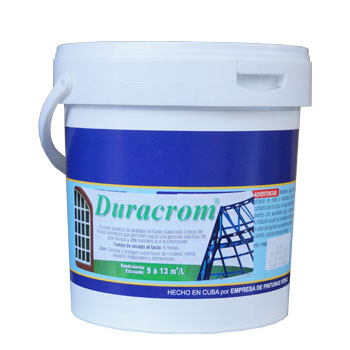 Pintura de Esmalte sintético. Duracrom - Azul oscuro (Envase Plástico 4 litros)